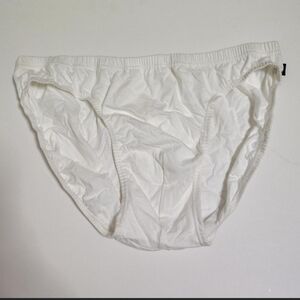 New Polo Ralph Laure White Men's bikini from 00s or 90s. Textured cotton Sz XL